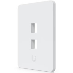Ubiquiti Universal Paintable 2-Port Keystone Wall Plate Vertical