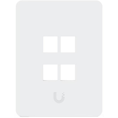 Ubiquiti Universal Paintable 4-Port Keystone Wall Plate Vertical