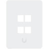 Ubiquiti Universal Paintable 4-Port Keystone Wall Plate Vertical