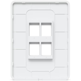 Ubiquiti Universal Paintable 4-Port Keystone Wall Plate Vertical