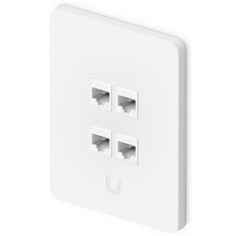 Ubiquiti Universal Paintable 4-Port Keystone Wall Plate Vertical