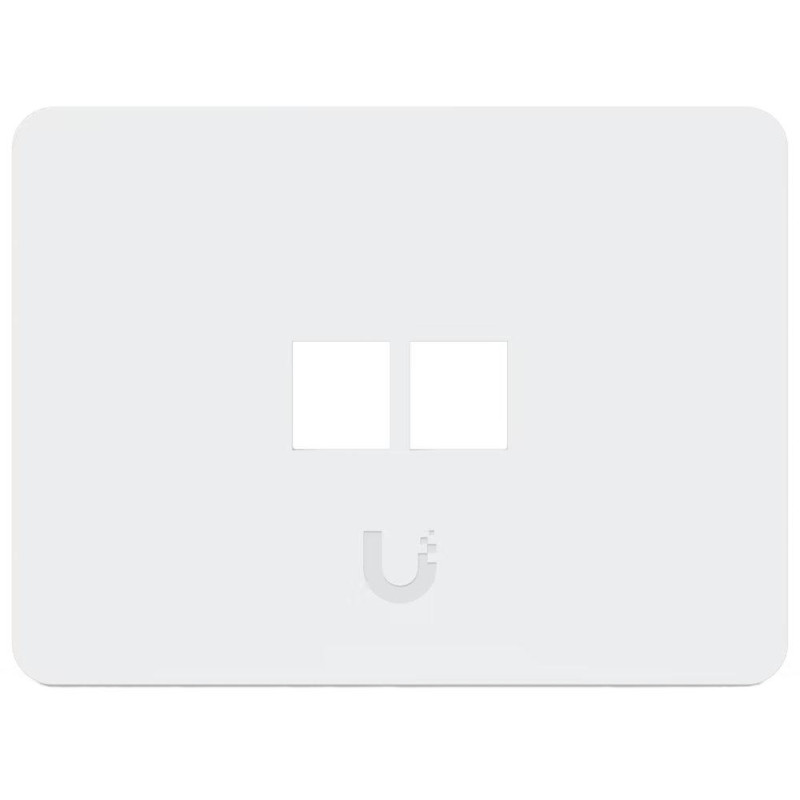 Ubiquiti Universal Paintable 2-Port Keystone Wall Plate Horizontal