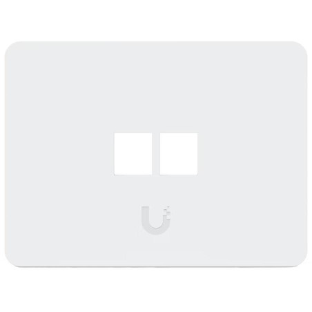 Ubiquiti Universal Paintable 2-Port Keystone Wall Plate Horizontal