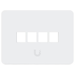 Ubiquiti Universal Paintable 4-Port Keystone Wall Plate Horizontal