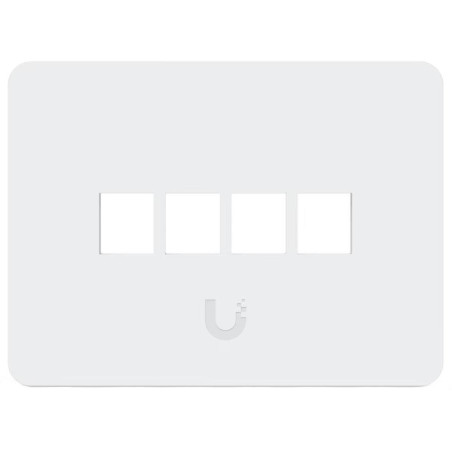 Ubiquiti Universal Paintable 4-Port Keystone Wall Plate Horizontal