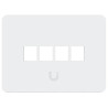 Ubiquiti Universal Paintable 4-Port Keystone Wall Plate Horizontal
