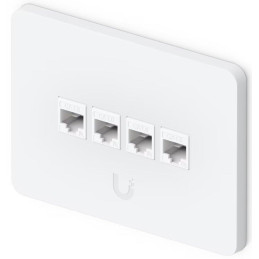 Ubiquiti Universal Paintable 4-Port Keystone Wall Plate Horizontal