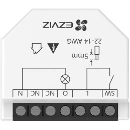EZVIZ chytré Wi-Fi relé T35W (podpora Matter)