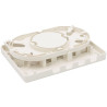 XtendLan-Anschlussdose/Box für 4x SC- oder LC-Adapter (ohne Adapter), mit Glasfaserkassette