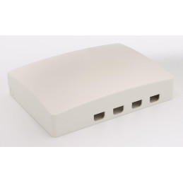 XtendLan zásuvka/box, pro 4x SC nebo LC adaptér (bez adaptérů), s kazetou pro vlákno