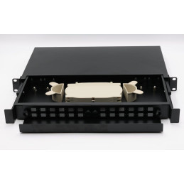 XtendLan 19" optický rozvaděč, 24x SC simplex nebo 24x LC duplex, výsuvný