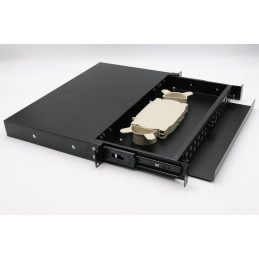 XtendLan 19" optický rozvaděč, 24x SC simplex nebo 24x LC duplex, výsuvný