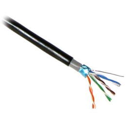 PLANET kabel FTP, drát, 4pár, Cat 5e, PE+PVC venkovní dvouplášť, Planet Elite, Dca (balení 305m)