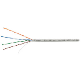 PLANET kabel UTP, drát, 4pár, Cat 5e, LS0H, Planet Elite, Dca, 2404N03, balení 305m, REELEX