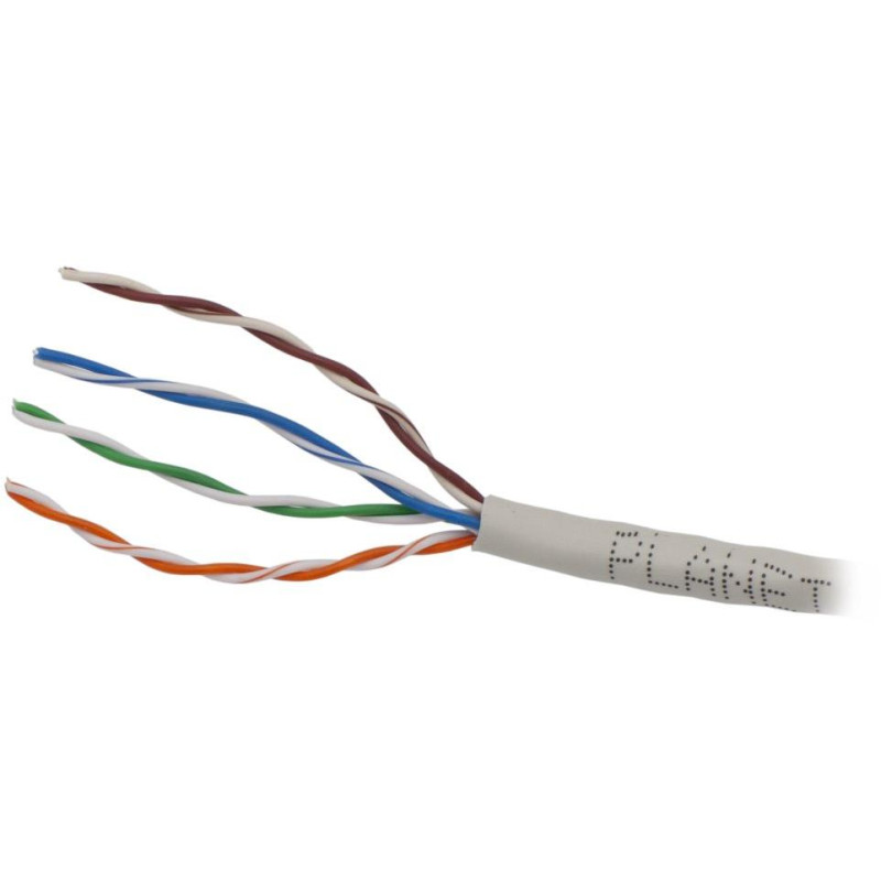 PLANET kabel UTP, drát, 4pár, Cat 5e, Planet Elite, Dca, 2404N03 (balení 100m)
