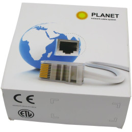 PLANET kabel UTP, drát, 4pár, Cat 5e, Planet Elite, Dca, 2404N03 (balení 100m)