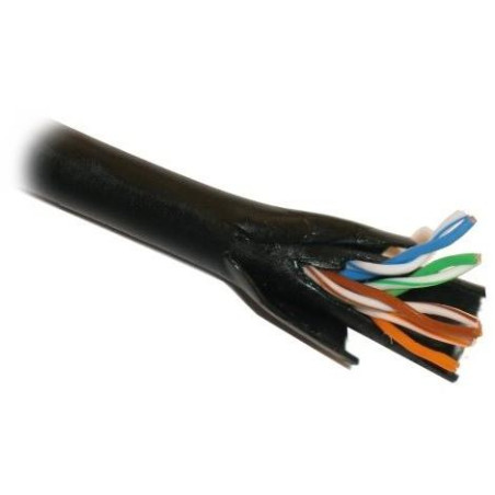 PLANET kabel UTP, drát, 4pár, Cat 5e, PE+PE, Dca, venkovní dvouplášť, balení 305m