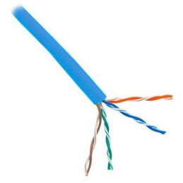 PLANET kabel UTP, lanko, 4pár,Cat 5e Planet Elite modré, balení 305m