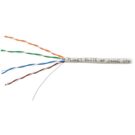 PLANET kabel UTP, drát, 4pár, Cat 5e, Planet Elite, 2404N03, balení 305m, REELEX