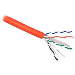 PLANET Elite kabel UTP, drát, Cat 6A, 4p, LS0H, oranžový, balení 305m, B2ca-s1,d1,a1
