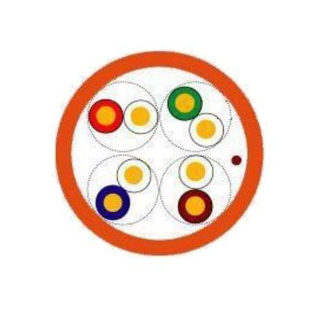 PLANET Elite kabel UTP, drát, Cat 5e, 4p, LS0H, oranžový, balení 305m, B2ca-s1,d1,a1