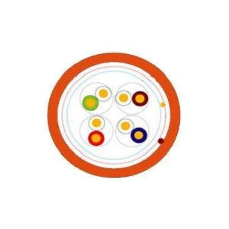 PLANET Elite kabel FTP, drát, Cat 5e, 4p, LS0H, oranžový, balení 305m, B2ca-s1,d1,a1