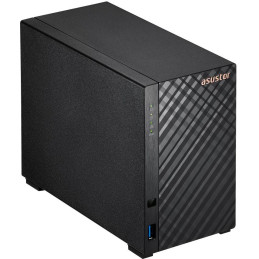 Asustor NAS AS1202T 2x 3,5" SATA/ Realtek RTD1619B, Quad Core 1.7 GHz, 1 GB DDR4 RAM, 1x 2.5GLAN, 3x USB3.2 Gen1