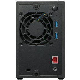 Asustor NAS AS1202T 2x 3,5" SATA/ Realtek RTD1619B, Quad Core 1.7 GHz, 1 GB DDR4 RAM, 1x 2.5GLAN, 3x USB3.2 Gen1