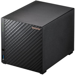 Asustor NAS AS1204T 4x 3,5" SATA/ Realtek RTD1619B, Quad Core 1.7 GHz, 1 GB DDR4 RAM, 1x 2.5GLAN, 3x USB3.2 Gen1
