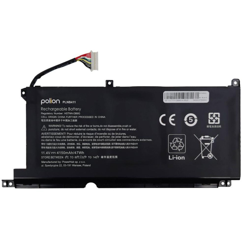 TRX Baterie Polion PG03XL pro notebooky HP Spectre X360 15-AP - 4150mAh /neoriginální