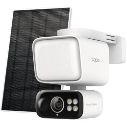 TP-Link Tapo C615F KIT venkovní WiFi Kamera se světlem, 3MPx, 2304×1296, audio, IR 10m, SD, IP65, solar panel, 10400 mAh