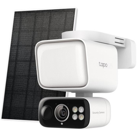 TP-Link Tapo C615F KIT venkovní WiFi Kamera se světlem, 3MPx, 2304×1296, audio, IR 10m, SD, IP65, solar panel, 10400 mAh