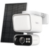 Kamera zewnętrzna WiFi z oświetleniem TP-Link Tapo C615F KIT, 3MPx, 2304×1296, audio, IR 10m, SD, IP65, panel słoneczny, 10400 m