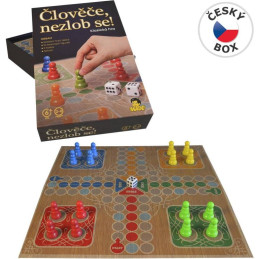 Člověče nezlob se, 34x34cm, figurka 3cm