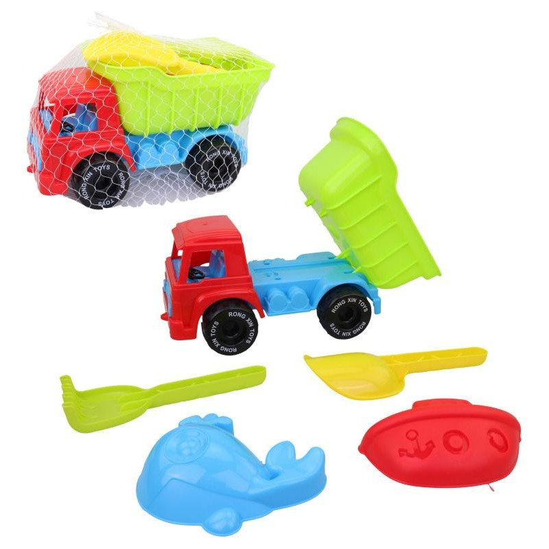 Souprava na písek, 5 ks, 25 x 13 x 15 cm