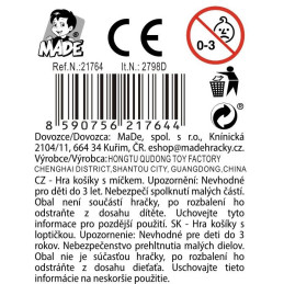 Hra košíčky, 12 ks v display boxu