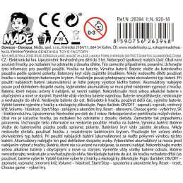 Elektronická hra, na baterie, 15 cm