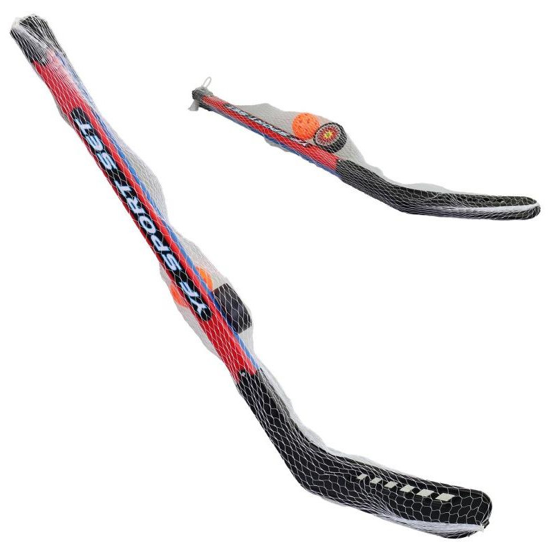 Hokejová souprava s pukem a míčkem, 90 cm