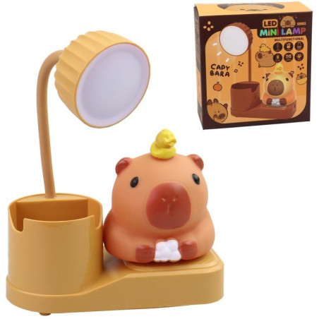 Lampička kapybara se stojánkem, na baterie