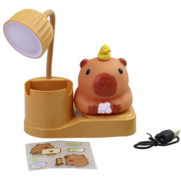 Lampička kapybara se stojánkem, na baterie