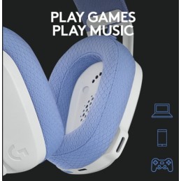 Logitech G435 LIGHTSPEED Wireless Gaming Headset - WHITE