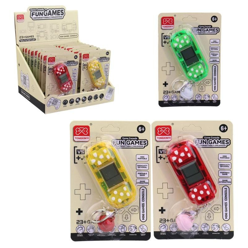 Elektronická hra, 18 ks v display boxu, na baterie