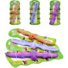 Buntes Fledermausarmband auf Karton, 25 cm
