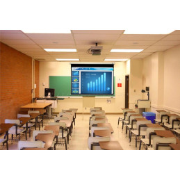 POUŽITÉ - POŠKOZENÝ OBAL - ELITE SCREENS plátno roleta 135" (342,9 cm)/ 16:9/ 167,6 x 298 cm/ Gain 1,1/ case bílý