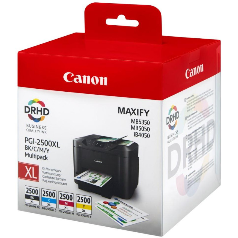 Canon multipack inkoustových náplní PGI-2500XL  C+M+Y+BK