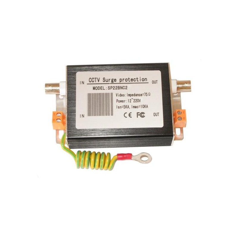 XtendLan Přepěťová ochrana napájení a video portů v jednom, BNC+svorkovnice, zemnící vodič