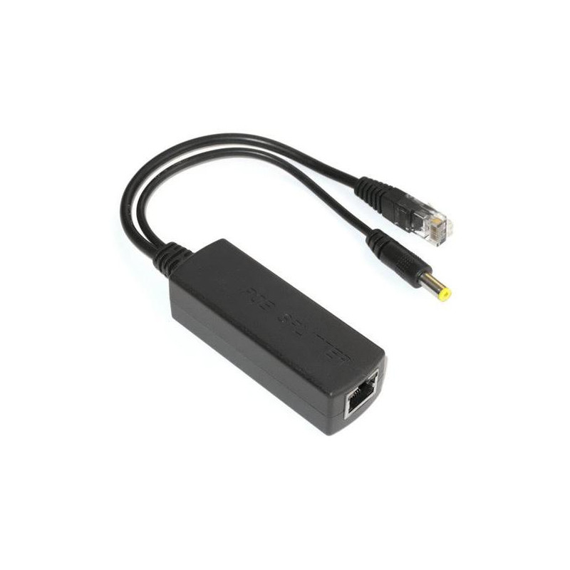 XtendLan XL-POES-12V2, PoE splitter 802.3af, 100Mb, stabilizovaných 12V/1.2A, přep. ochrana