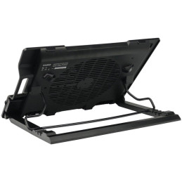 POŠKOZENÝ OBAL - Zalman chladič notebooku ZM-NS2000 / pro notebooky do 17" / naklápěcí / USB Hub / USB / černý