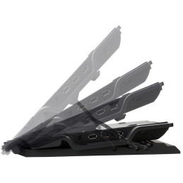 POŠKOZENÝ OBAL - Zalman chladič notebooku ZM-NS2000 / pro notebooky do 17" / naklápěcí / USB Hub / USB / černý