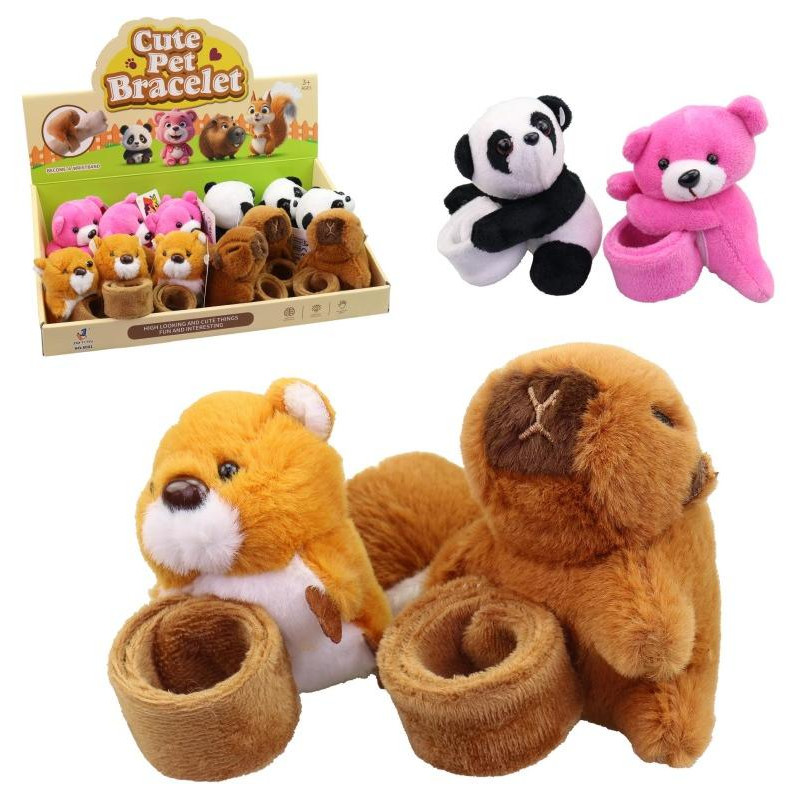 Zvířátko náramek, 12 ks v display boxu